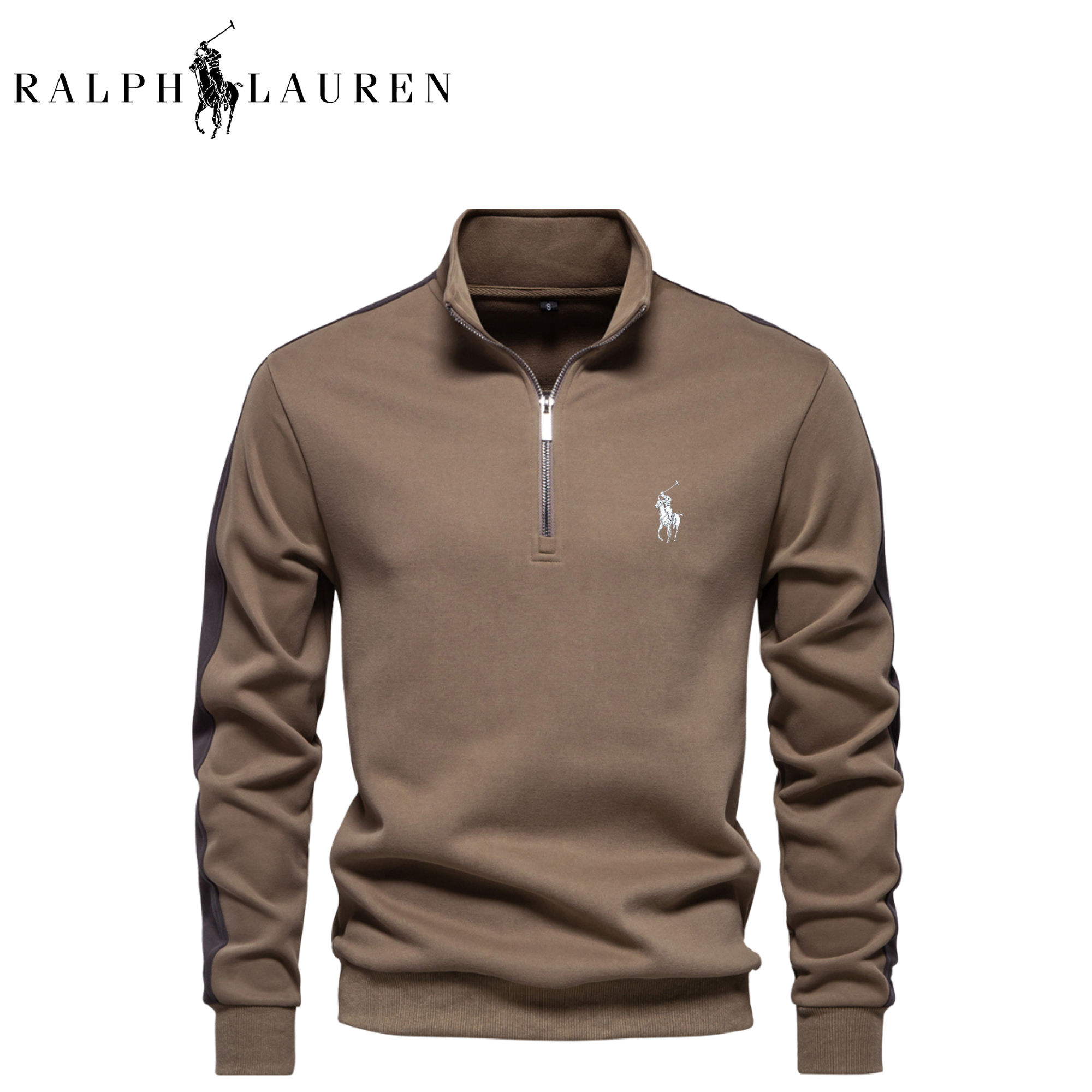 Sweatshirt mit halbem Reißverschluss - Stil und Komfort